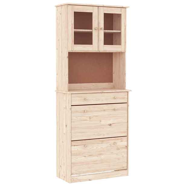 vidaXL Kredenc ALTA 77 x 35 x 188 cm masivní borové dřevo
