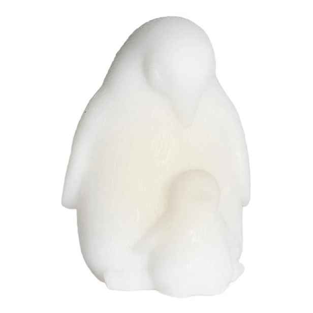 Bílá světelná dekorace na baterky ø 9 cm Penguin – Sirius