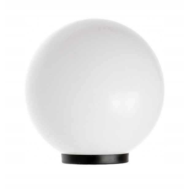 Lampa zahradní koule bílá nebo kouřová 40 cm ozdobná osvětlovací IP44 Su-ma