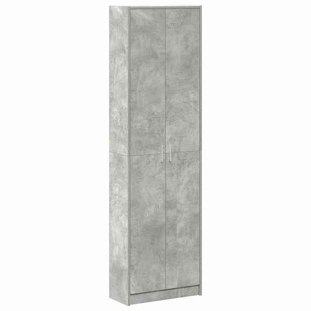 vidaXL Šatní skříň Betonově šedá 55 x 25 x 189 cm Kompozitní dřevo