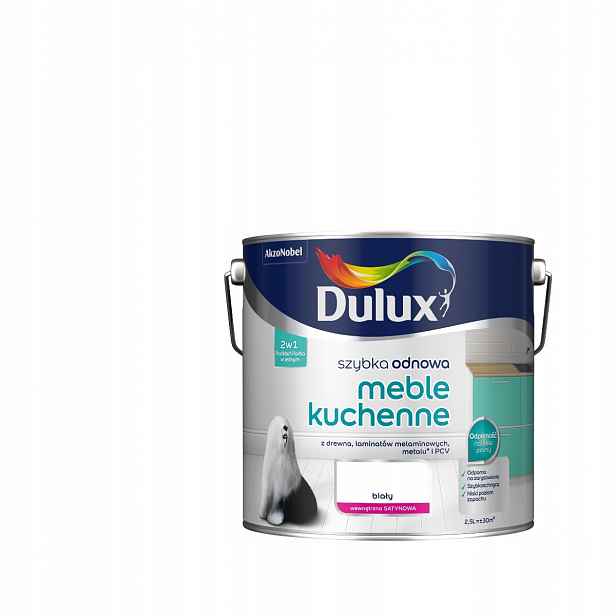 Dulux Rychlá Obnova Kuchyňského Nábytku 2,5 L, Bílá Barva