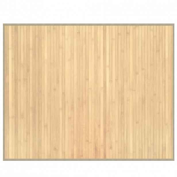 vidaXL Koberec obdélníkový světle přírodní 80 x 100 cm bambus