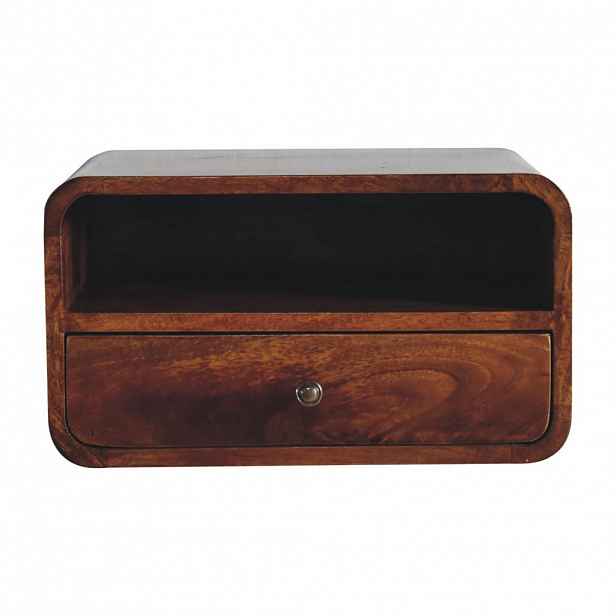 Artisan Furniture KONSOLE Točené nohy v kaštanovém provedení, 3 zásuvky, tmavě hnědá