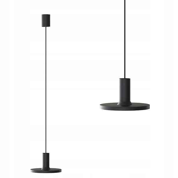 Černá závěsná lampa do jídelny nad stůl Hermanos B 1xGU10 8102 Nowodvorski