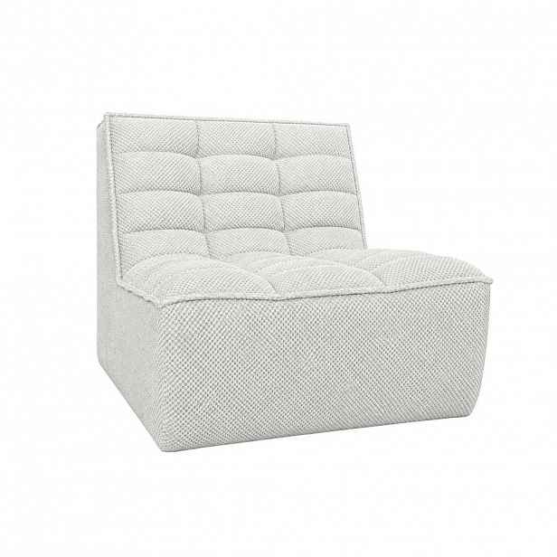 Kaiser Möbel KŘESLO, lounge křeslo, plyšová tkanina Pop, Ice, LAZY