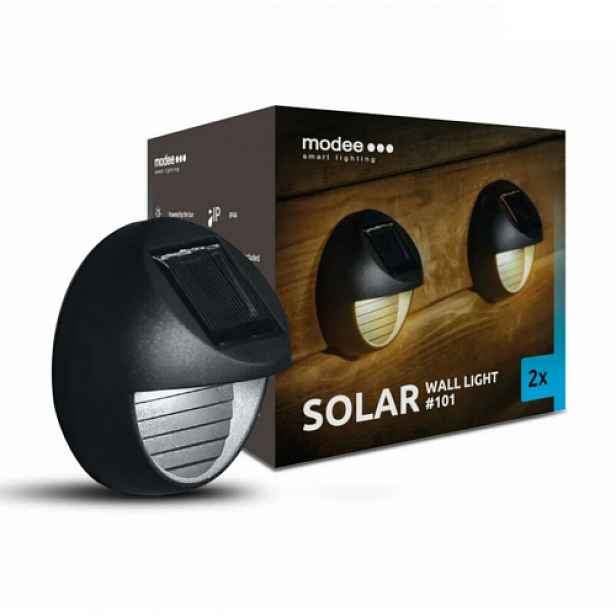 Modee LED solární nástěnné svítidlo ML-WS101, 2 ks