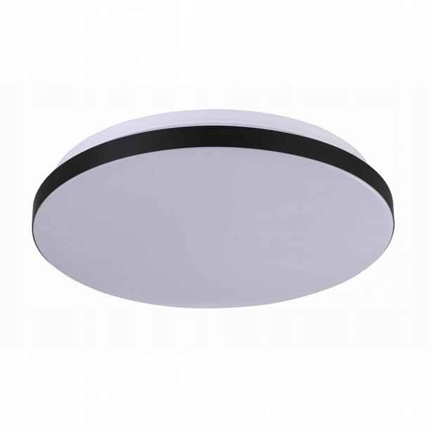 Stropní Svítidlo Stropní Babylon Kulatý 38 Cm Černý Led 24W Neutrální barva 4000K