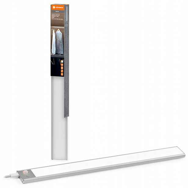 Led podskříňková lampa Lišta 3.2W Cct Snímač pohybu soumraku Bateriová