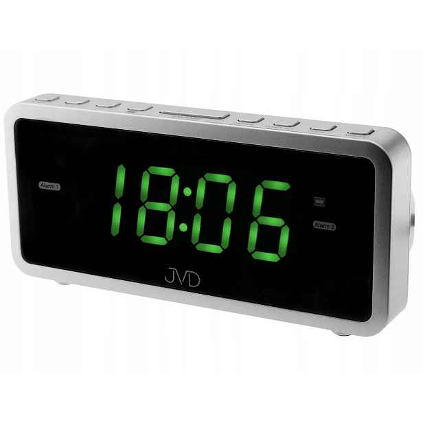 Zelený Čitelný Budík S Led Alarmy Vibrace Číslice 3 CM Jvd SB701.3