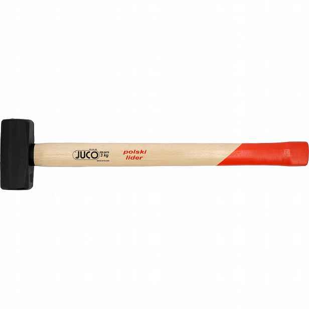 Kamenické Kladivo Juco 3 Kg, Kovaná Ocelová Dřevěná Násada Din 6475