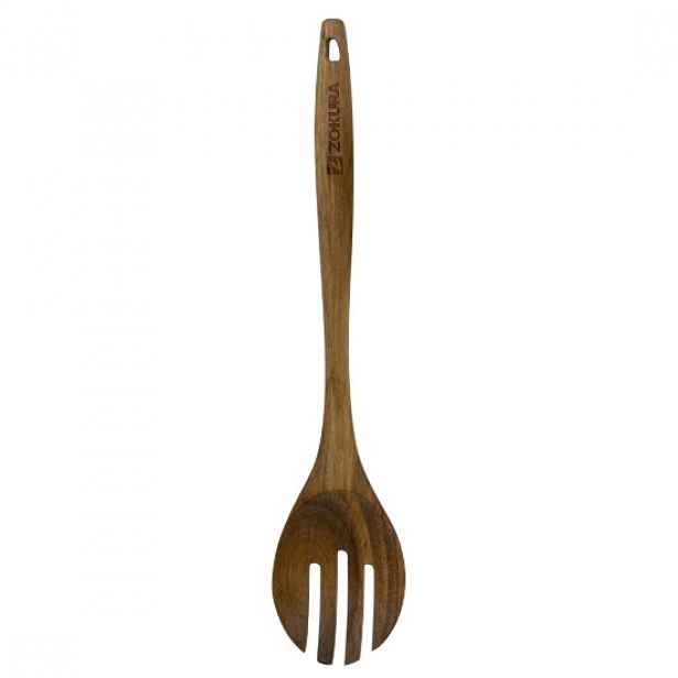 Lžíce-vidlička, akátové dřevo, 29 cm - Zokura