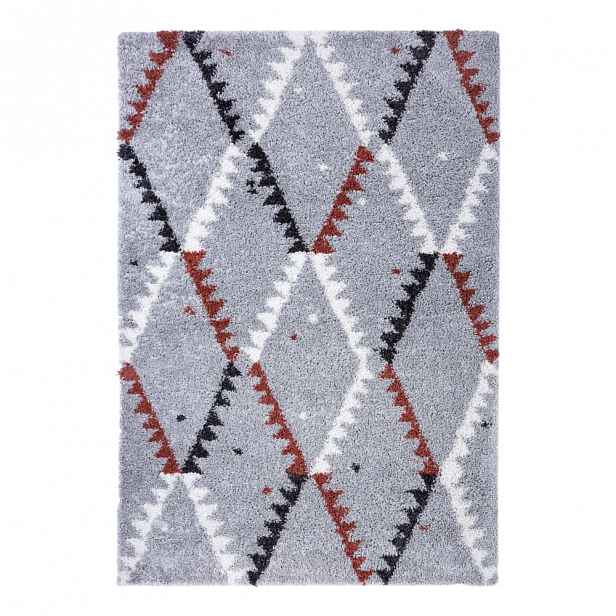 Šedý koberec Mint Rugs Lark, 80 x 150 cm