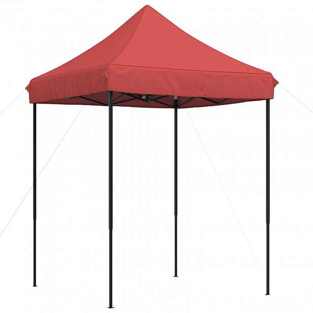 vidaXL Party Stan 200 x 200 x 306 cm Vínová Oxford látka