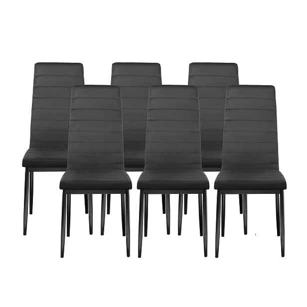 Furnify Křeslo Hygge 6 ks velurové Do jídelny Kovové nohy