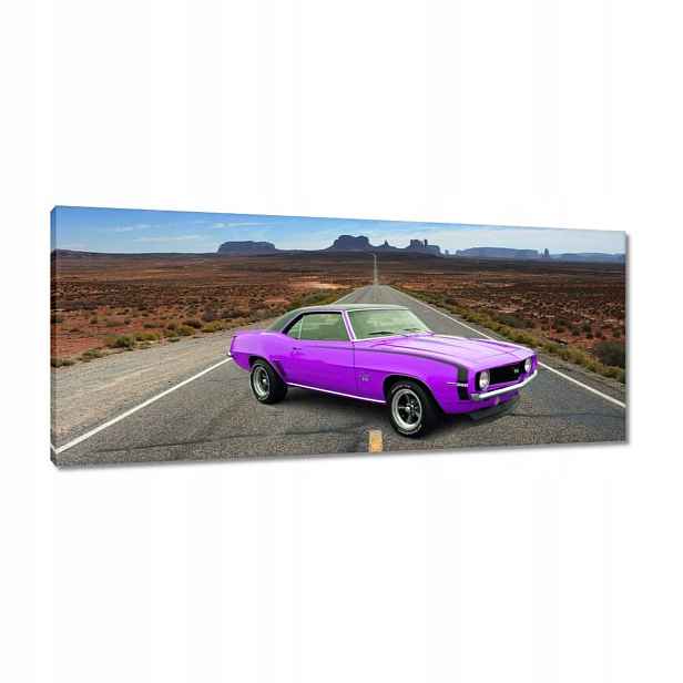 Obrazy 100x40 Fialová Chevrolet Ss
