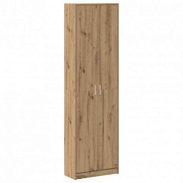 vidaXL Šatní skříň Artisanový dub 55 x 25 x 189 cm Kompozitní dřevo
