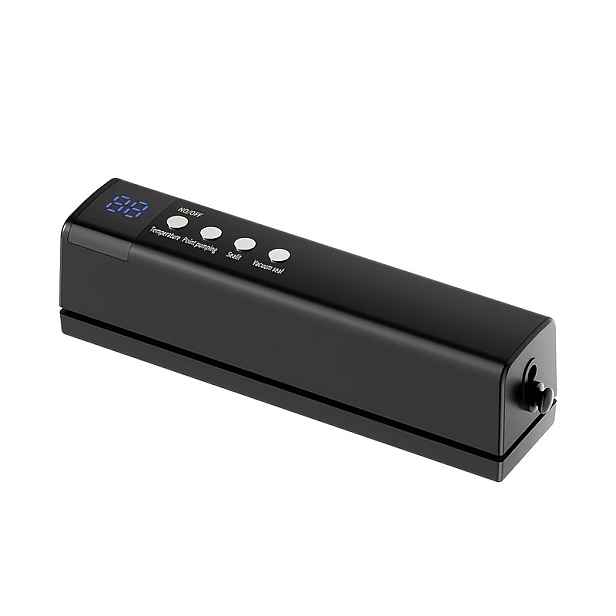 TEMU Přenosná vakuovačka s USB nabíjením, 1200mAh bezdrátová 2v1 vakuovačka a tepelná zatavovačka potravin s jednodotykovým vakuováním a zatavením,