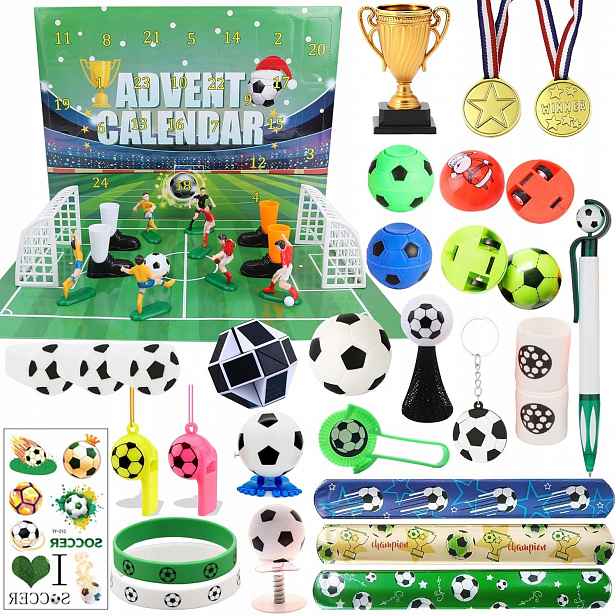 Adventní kalendář Fotbal 2025 pro děti 24 překvapení