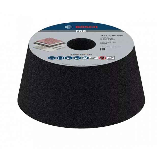 Bosch - Brusný kužel na beton P24, 110/90x22,23 mm 1608600239