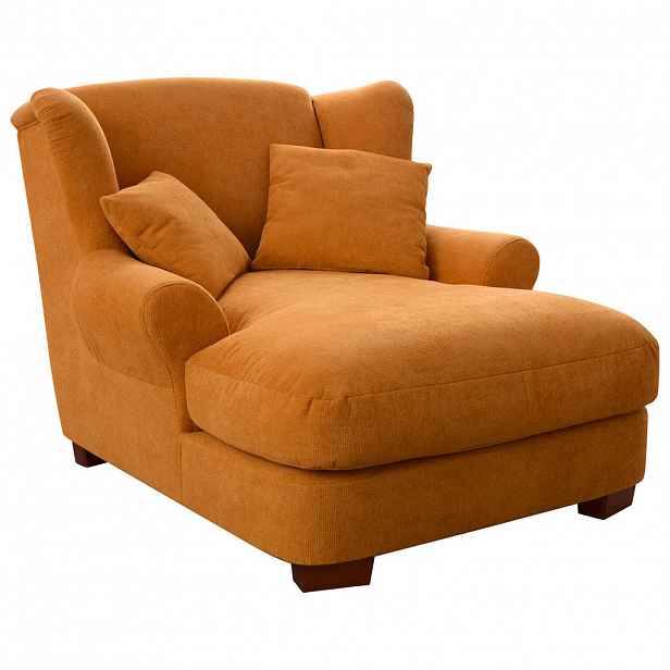 Sit & More XXL KŘESLO, textil, žlutá
