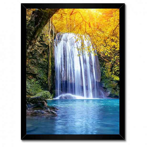Plakáty v rámu 30x40 Krásný vodopád Kaskáda