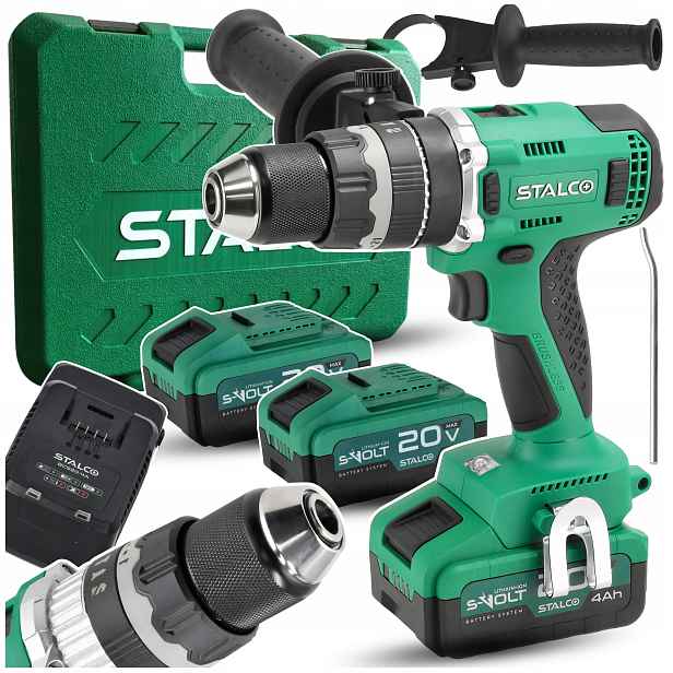 Sada Aku Vrtačka s příklepem IDS20-75BL Stalco S-97314