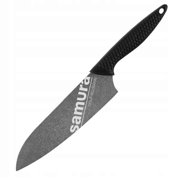 Samura Golfový stonewash nůž santoku AUS-8.