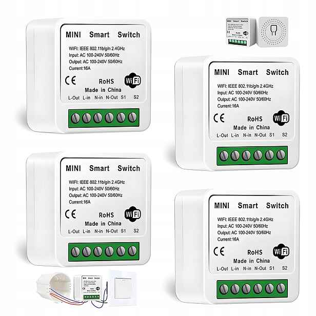 Bezdrátový Reléový Vypínač WiFi modul Tuya Smart 16A