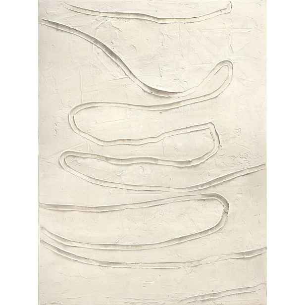 Ručně malovaný obraz 88x118 cm Track The Line – Malerifabrikken