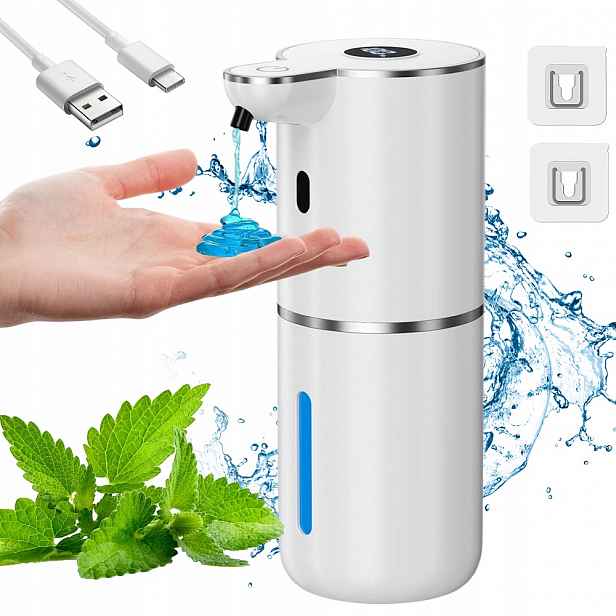 Bezdotykový Dávkovač Dávkovač Tekutého Mýdla Automatický Bílý