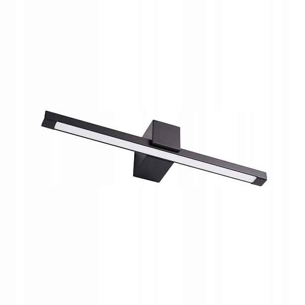 Moderní Koupelnové Nástěnné Svítidlo Led SWE049-1W 40 cm Černé Nad Zrcadlo