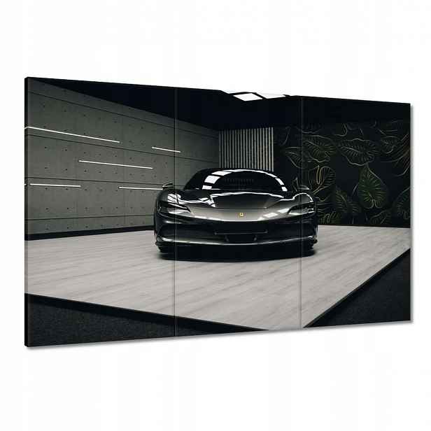 Obrazy 120x80 Černé Ferrari Auto