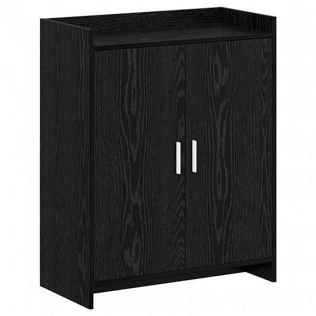 vidaXL Skříň na obuv Černý dub 73,5 x 36 x 92 cm Kompozitní dřevo