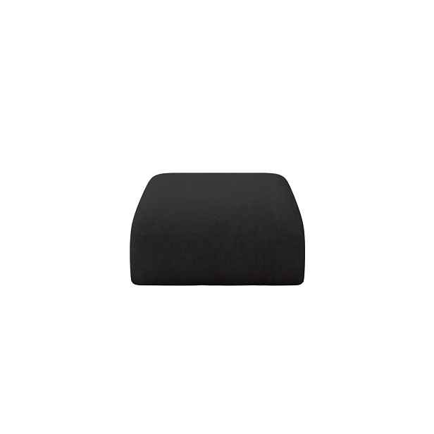 ALTDECOR MODULÁRNÍ TABURET MIRA-PUF 91x89x40 cm, černý, velur