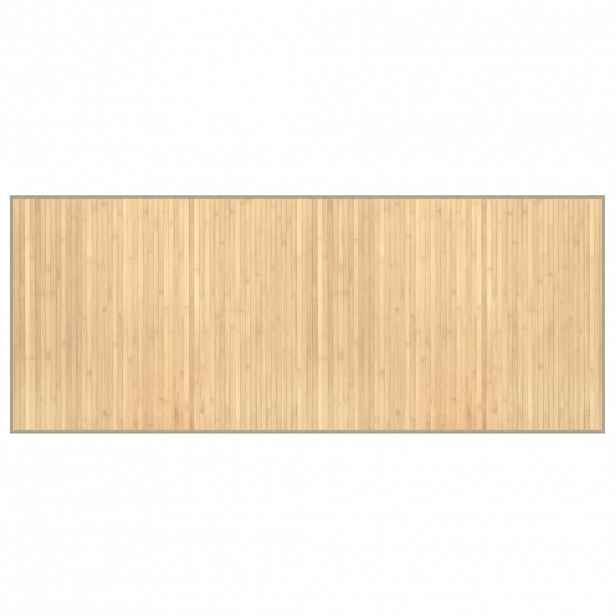 vidaXL Koberec obdélníkový světle přírodní 80 x 200 cm bambus