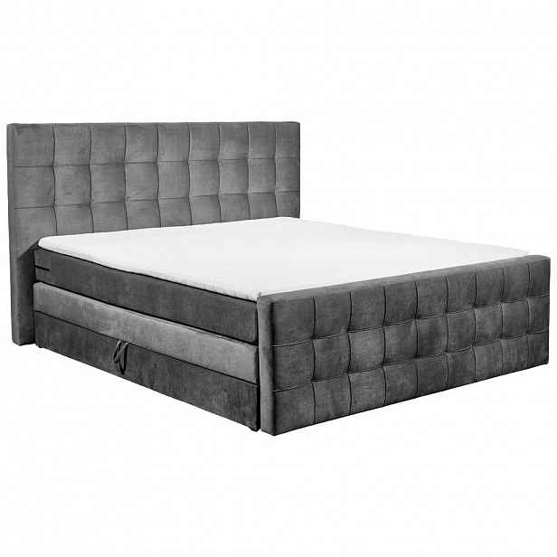 Boxspring postel Vancouver 180x200 cm Antracit