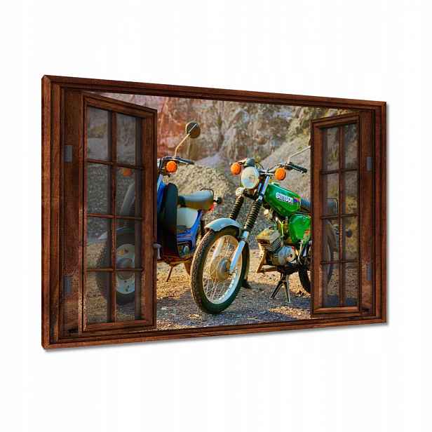 Obrazy 120x80 motocykl Simson Simsonek