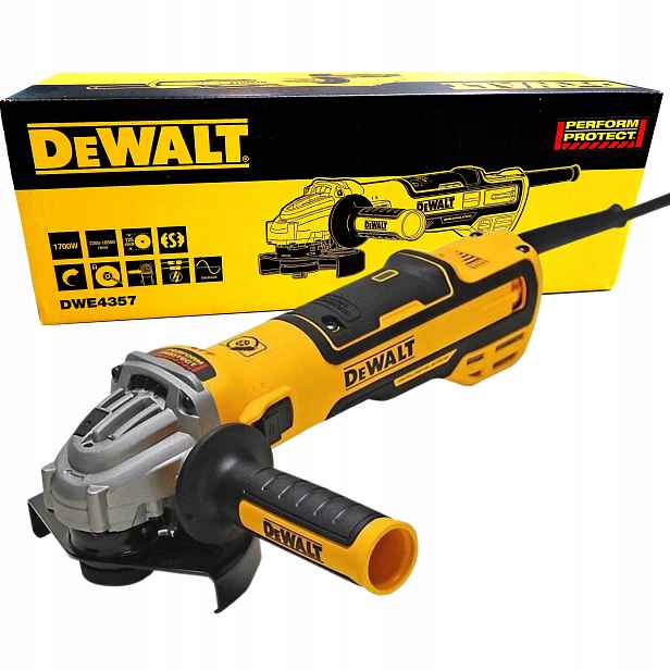 Bezkartáčová Úhlová Bruska S Regulací 125 mm 1700 W DeWALT DWE4357