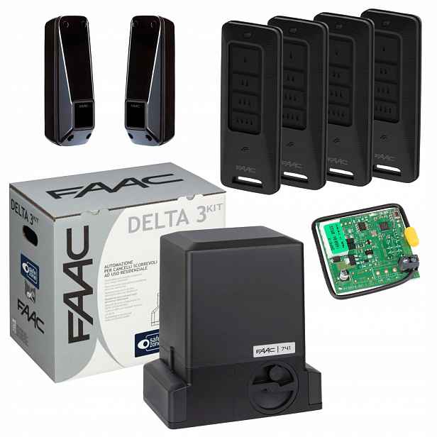 Faac Delta 3 Pilot XT4FDS 4ks Pohon pro automatickou posuvnou bránu