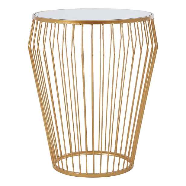 Kulatý odkládací stolek se skleněnou deskou ø 45 cm Avantis – Premier Housewares