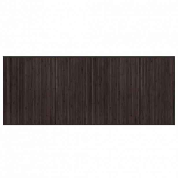 vidaXL Koberec obdélníkový tmavě hnědý 80 x 200 cm bambus