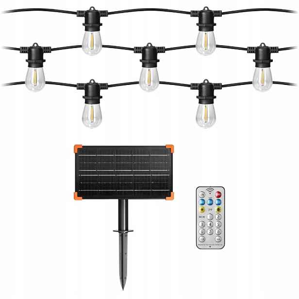 Girlanda Orno 1500 cm solární