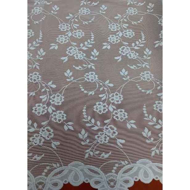 Mg Záclona 763/17 Bílá 250x250 cm Hotová S Páskou M