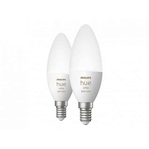 Philips Hue White and Color Ambiance - Chytrá LED žárovka E14, 470 lm 929002294205