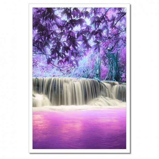 Plakáty v rámu 40x60 Fialový vodopád