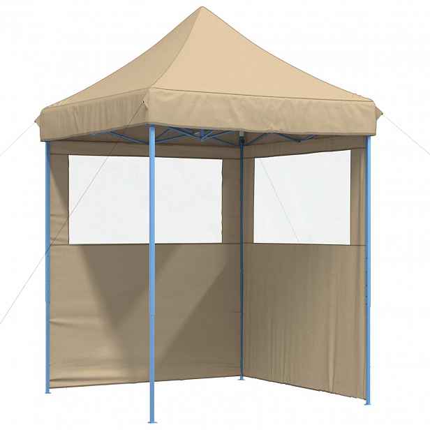 vidaXL Party Stan 200 x 200 x 306 cm Béžová Oxford látka