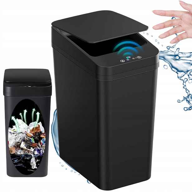 Elegantní Odpadkový Koš Se Systémem Kontroly Zápachu A Dvojitým Senzorem