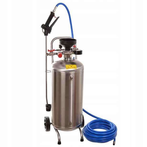 Nerezová pneumatická pěnovačka pod kompresor 24 l Inox vyvíječ pěny