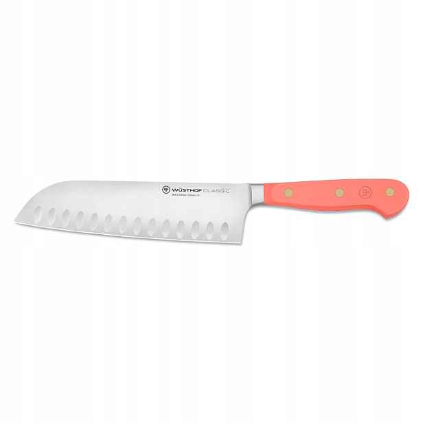 Wüsthof Nůž Santoku Classic Colour 17 cm, Coral Peach