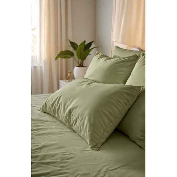 Povlečení renforcé zelené 100% bavlna Softsleep 140*200